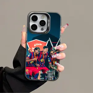 Lewandowski Yamal IPhone 16 17 Promax Phone Case Anti Drop Protective Case Suitable For iphone 15 14 13 SAMSUNG S25 24 23 22 ULTRA Acrylic Football Phone Case