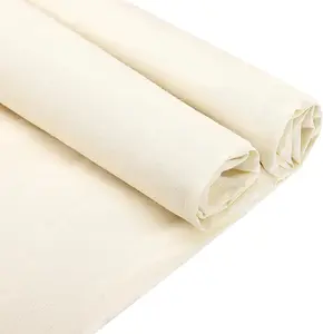 10 Yards Cotton Muslin Fabric Textile Unbleached Natural Cotton Fabric Bleached or Unbleached Muslin Cloth 63 Inches Wide Muslin Roll Fabric Backing Material Quilting Sewing Draping Fabric (Natural)