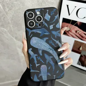 Stylish Soft Case for iPhone11/12/13/14/15/16/plus/promax/x/xs/xr/xsmax Case Various shark species collage Lightweight, Anti-Scratch, Perfect for Everyday Use