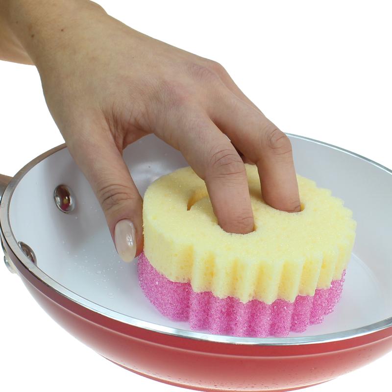 Scrub Mommy (1ct) Dual-sided Scrubber and Sponge made from ResoFoam and FlexTexture