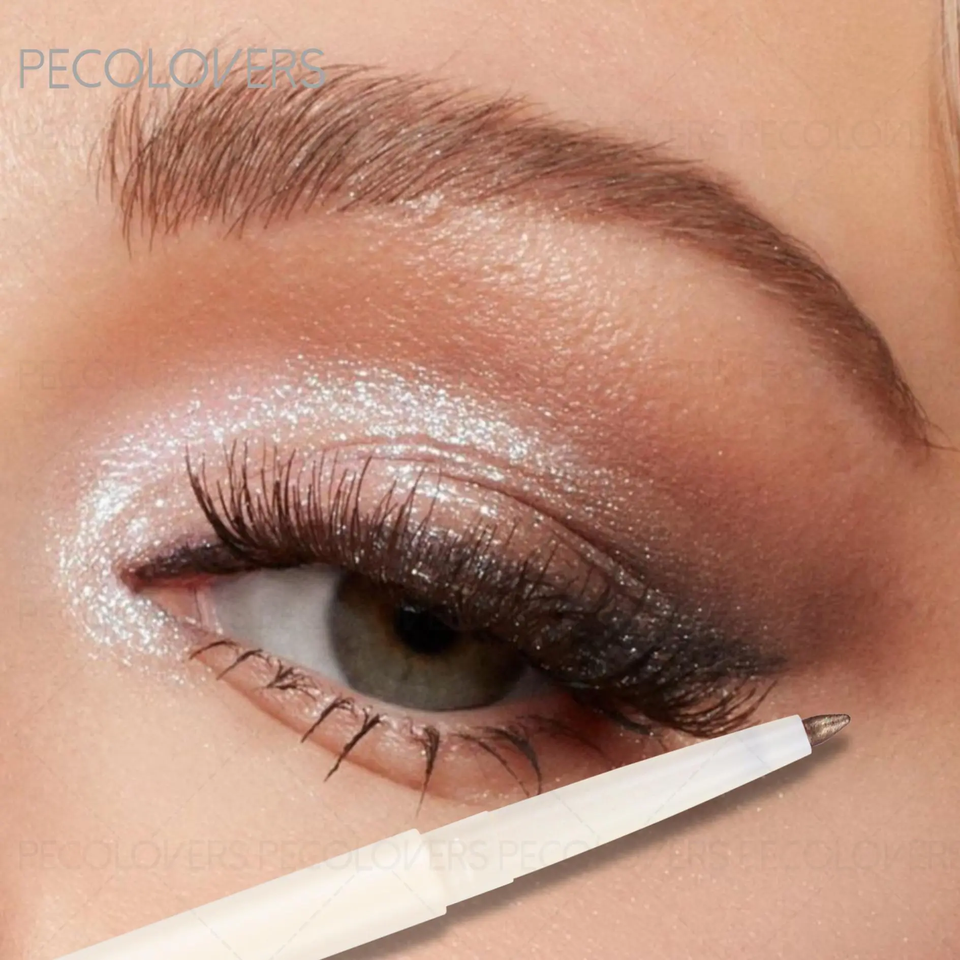 Dual-Purpose Eyeliner And Eyeshadow Pencil for Makeup，Shimmer Eyeshadow Palette With Golden & Multicolor Shades