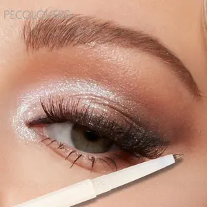 Dual-Purpose Eyeliner And Eyeshadow Pencil for Makeup，Shimmer Eyeshadow Palette With Golden & Multicolor Shades