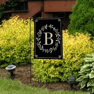 【summervibes】 Classic Letter B Garden Flag 12x18inch, 28x40inch