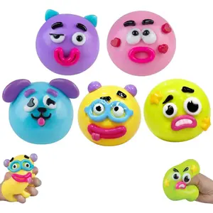 2026 NEW Smushers Squishy - Curiosities Smushers Dog Face Swap,Faces Sensory with Loads of Expressions Squishy Soft Moldable Cute Slow Rise Relaxing Sensory Fidget Relief for Adults Anxiety Relief