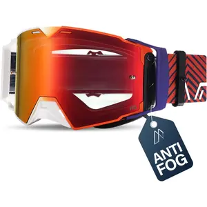 Dirt  Goggles Over Glasses Anti-Fog,  Protective Eyewear Motocross Goggles for Men Women