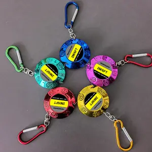 Smart 6 Feet/2m Steel Tape Measure with Keychain as a Gift - Durable, Mini Ruler in Red/Green/Blue/Golden -ldeal for DlY, Office &Woodworking Projects