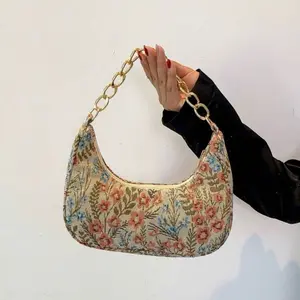 Floral Cloth Women’s Handheld Purse , Exquisite Purse, Butterfly Floral HandHeld purse ,