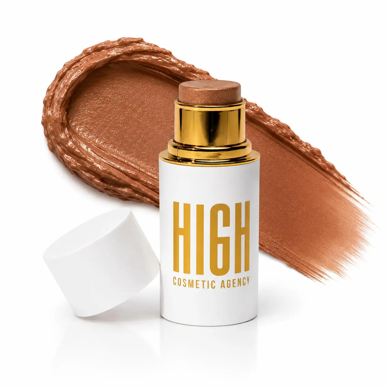 High Cosmetic Agency Luxury Concealer Stick – 5 Shades (Light Ivory, Light Beige, Light Bronzer, Light Tan, Light Dark) Full Coverage, Blendable, Long-Wear, Hydrating, Vegan (Lihgt Bronzer)