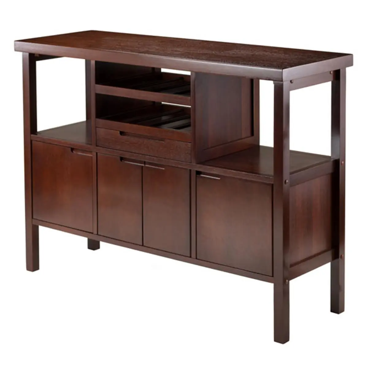 34.02 x 45.98 x 15.98 in. Diego Buffet - Sideboard Table, Walnut