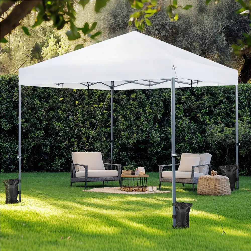 Costoffs 12x12FT Pop-up Canopy, Instant Setup Shelter for 12-18 People, UPF 50+ Sun Protection Gazebo for Backyard Parties, Camping & Events,summerwins,outdoorfurnitureset