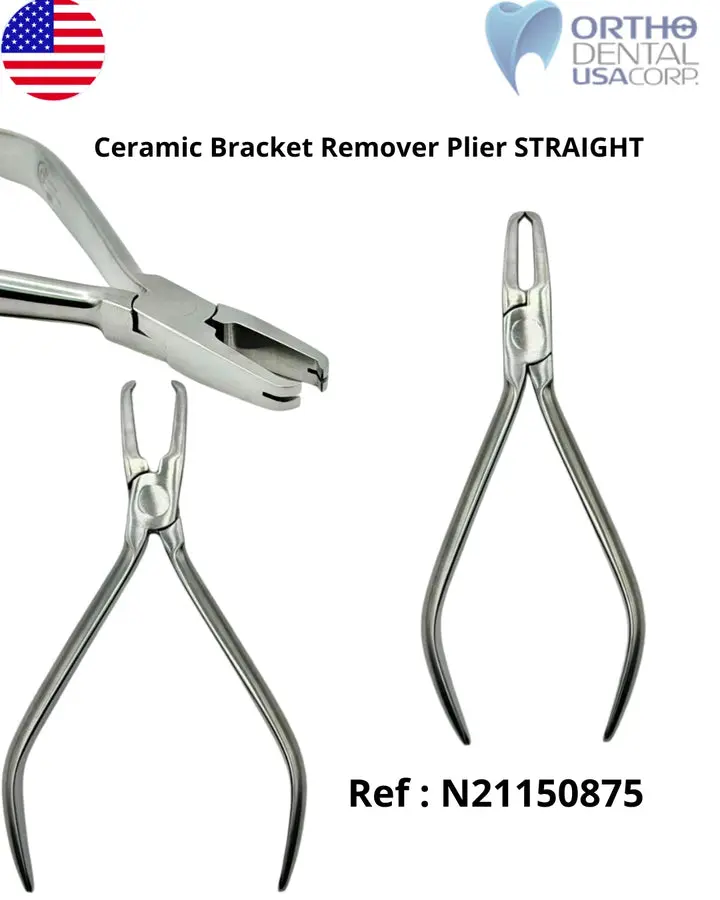 Ceramic Bracket Remover Pliers Straight or Angled Orthodontic N21150875/ 0876