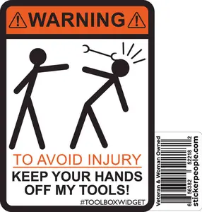 Stick Figure Throwing Wrench