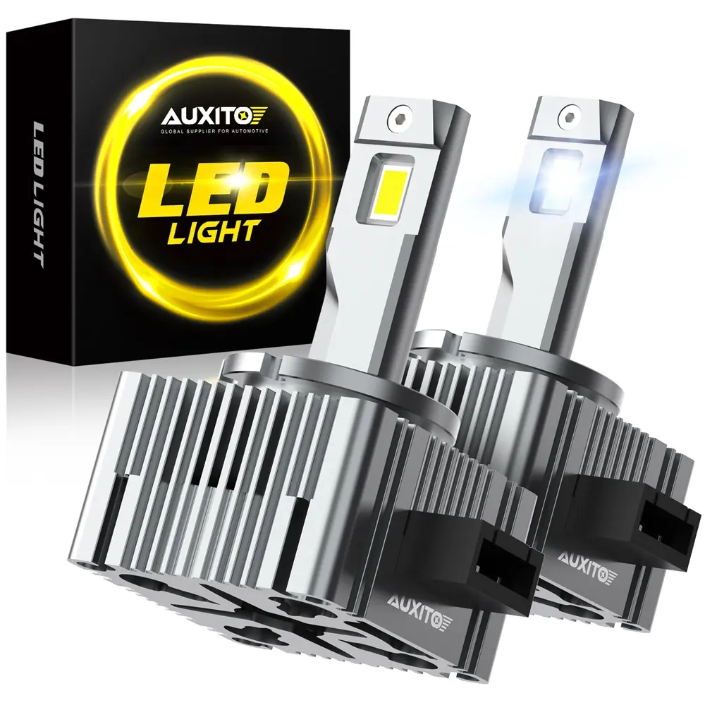 D1S D1R D1C AUXITO LED Headlight Bulb D1S D1R D1C High Low Beam HID Xenon Conversion Kit 60000LM