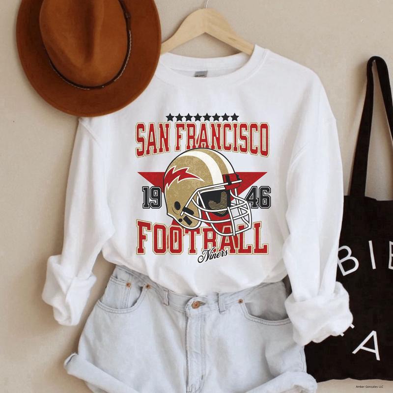 Nick Bosa San Francisco Football Sweatshirt, Vintage San Francisco Football Crewneck, San Francisco TShirt, San Francisco Hoodie, The Niners