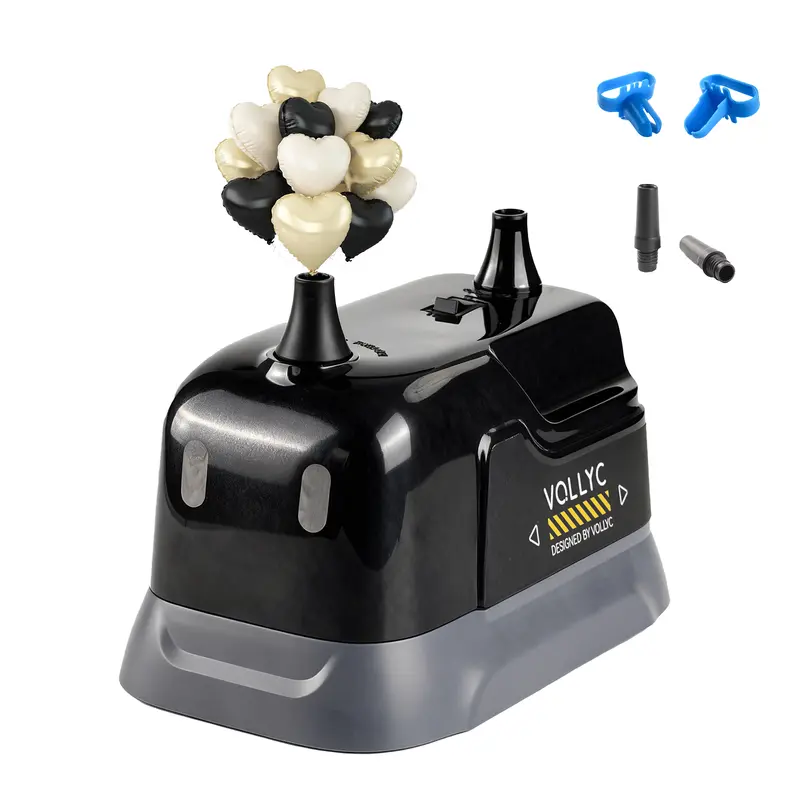 [Holiday Essential] VOLLYC Electric Balloon Pump Dual-Nozzle Portable Balloon Inflator Air Pump – Lightweight, Fast & Easy Inflation Balloon Blower for Party Decorations, Birthday, Graduation Party Wedding & Baby Shower Summervibes