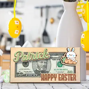 Custom Name Bunny Tag, Easter Keepsake, Easter Decor Baby Shower Gifts, Baby Girl Gift