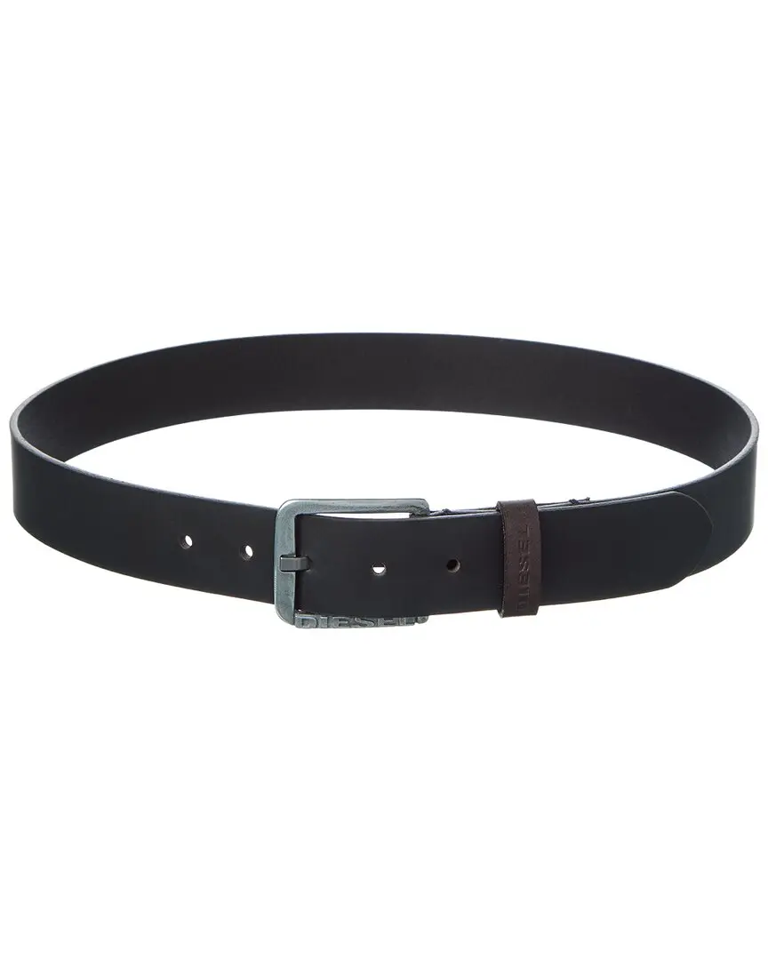 Diesel Logo B-Basic Leather Belt