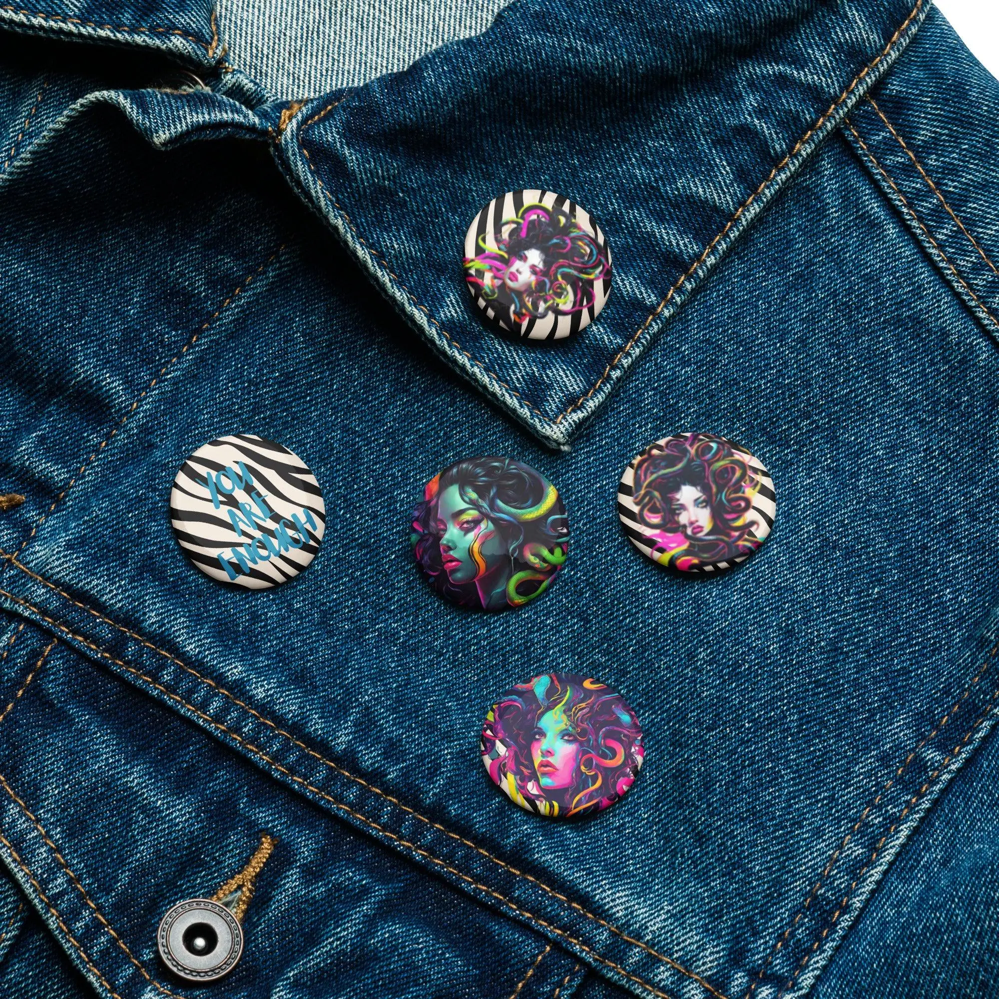 The Neon Medusa Pin Collection