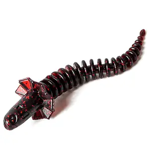 Advent Calendar 2025 Fishing Lure, SEMBO Soft Fishing Lures，TPE Swimbait，Skirted NeedleTail，Bubble Trails，12 PCs，Halloween Gift