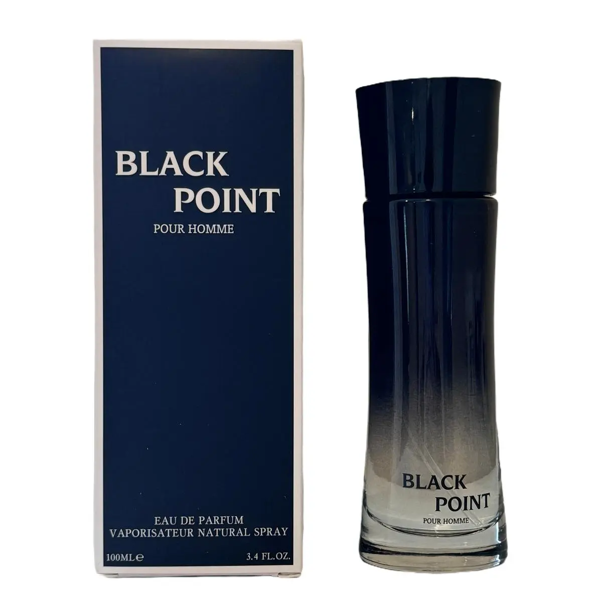 Men's Black EDP Spray Colognes - 3.4oz Single Item, Masculine Noir Bottle Fragrance with Top Notes Lemon, Star Anise, Leather, Father's Day Gift, Father's Day Gifts