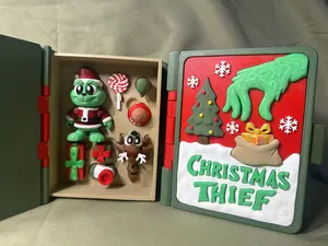 3D Printed Grinch Play Book