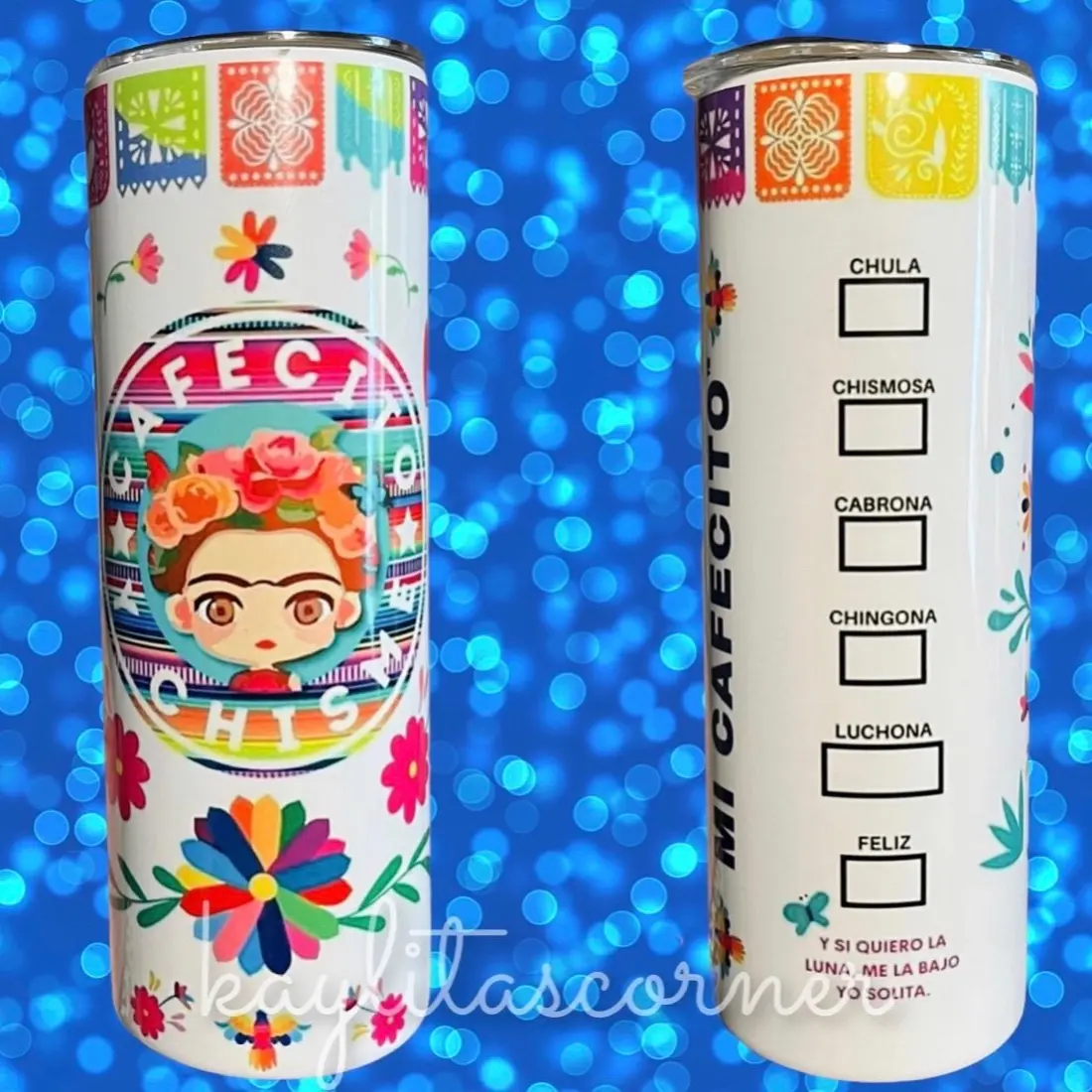 Cafecito Y Chisme 20oz Tumbler