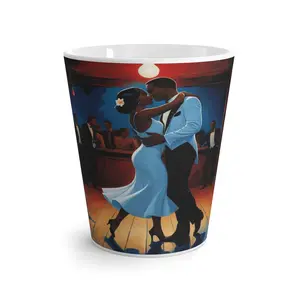 Dance Partner. Elegant Dance-Themed Latte Mug | Perfect Gift for Dance Lovers, Home Decor, Coffee Lovers, Birthday Gift, Anniversary Celebration