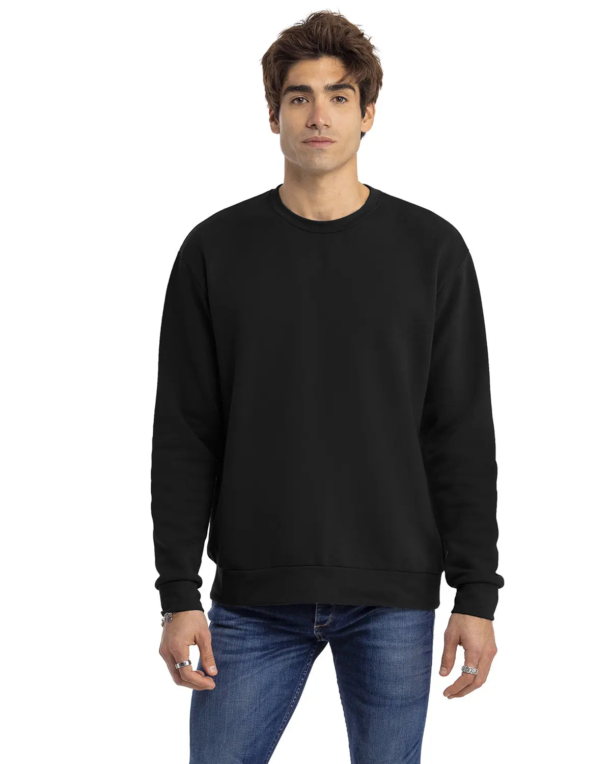 Next Level Unisex Santa Cruz Sweatshirt Fabric Menswear Hoodie Polyester