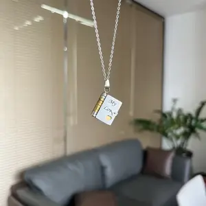 My Love Book Necklace Best Gifts of Love Jewelry Suitable for Valentine's Day, Birthday, Anniversary