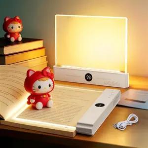 Rechargeable Book Light for Reading in Bed | Reading Light for Bed & Night Study, Eye Strain Relief LED Page Light, Cozy Bedtime Routine, Dorm Room Essentials & Travel Night Comfort Lamp | Gift for Mom, Women, Students & Book Lovers Gift Idea