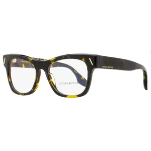 Victoria Beckham Rectangular Eyeglasses VB2634 418 Havana Blue 51mm