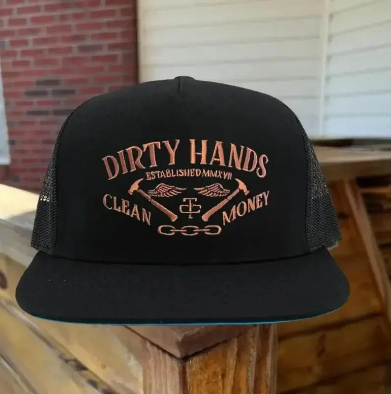 Dirty Hands Clean Money Snapback Hat