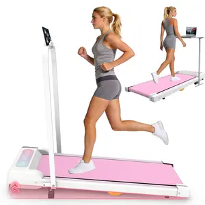 SAYGOGO Foldable Under Desk Walking Pad Treadmill, 2.5HP, 265 lb Capacity, Portable Compact Fold Treadmill Walking Pad with Remote Control, LED Display, At Home Gym Exercise Equipment