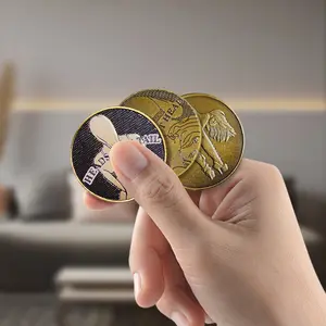 3-Piece Retro Anime Metal Commemorative Coins, Fun Giftfor Friends, Party Decoration, Creative Celebration ltem(non-Circulating Currency)