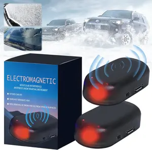 Solar-Powered Car Snow & Ice Remover | Automatic Winter Windshield Defroster for Outdoor Parking.