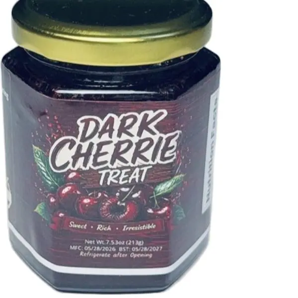 Dark Cherry Treat, Gourmet Fruit Snack for On-the-Go Snacking