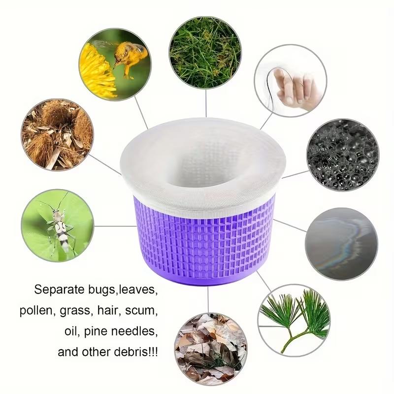 Pool Skimmer Socks – Pool Filter Nets for Inground & Above Ground Pools, 50/100Pcs Remove Leaves & Debris, Disposable Pack for Pool Cleaning**