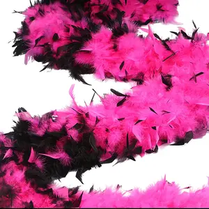 Deluxe Two-Tone Turkey Feather Boa