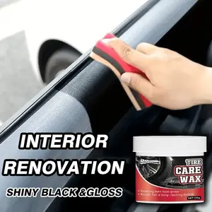 Advanced Tire Gloss and Protection Wax, Long-Lasting Car Tire Shine Enhancer, Maintenance Coating, Durable Shiny Finish