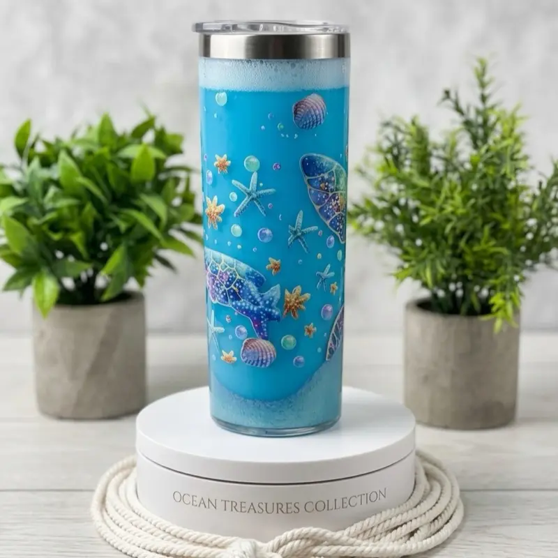 Customizable Thermo Water Bottle, 20 oz Insulated Drinkware for Kitchen Use