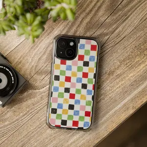 Mackenzie Childs Multi Check Phone Case for iPhone 11–17 Series