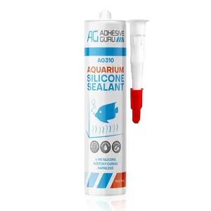 Aquarium Silicone Sealant - Clear - 10.5 fl oz - ADHESIVE GURU - AG310