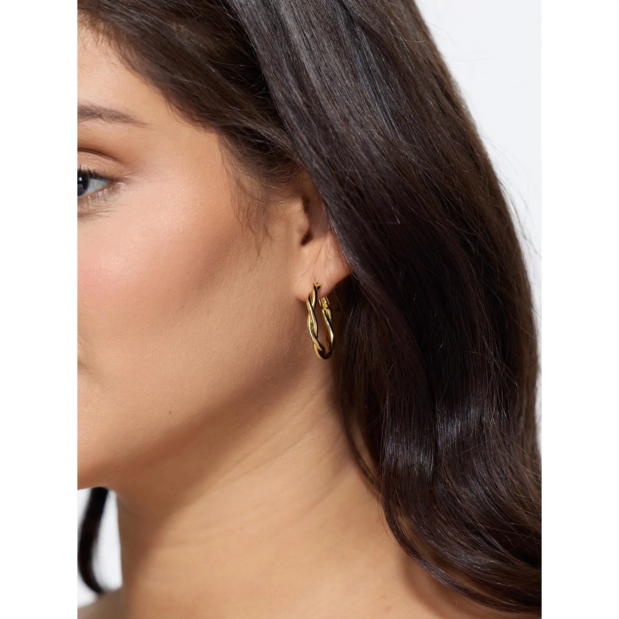 BloomChic Classic Twisted Hoop Earrings BloomChic Classic Twisted Hoop Earrings