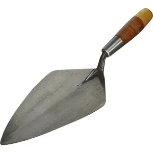 RO312-11 11" Wide London Brick Trowel w/Leather Handle