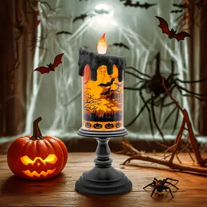 Halloween Snow Globe Candle