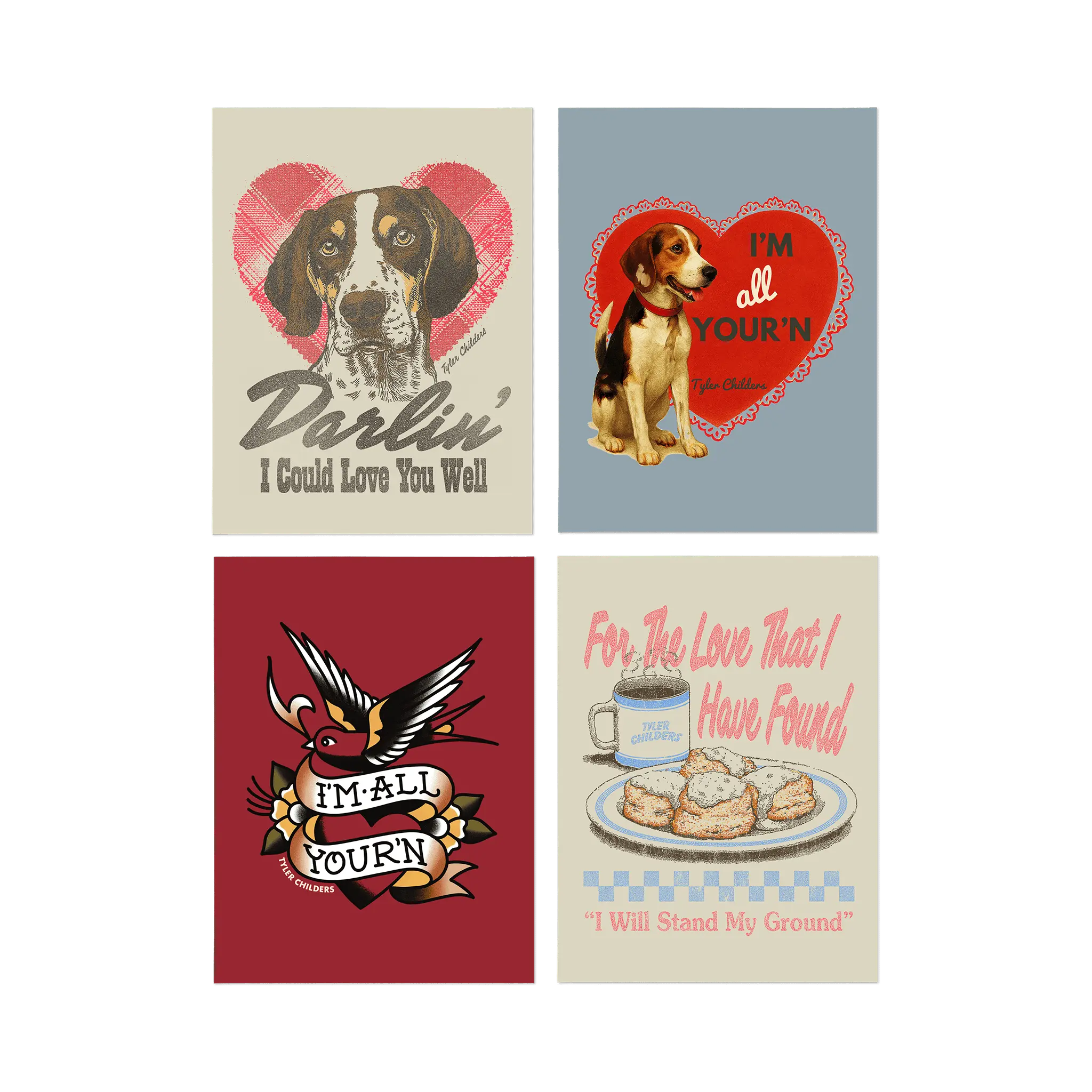 Valentines Day Card Set