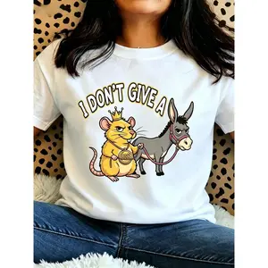 Funny Rat Boss Don't Give a Donkey T-Shirt