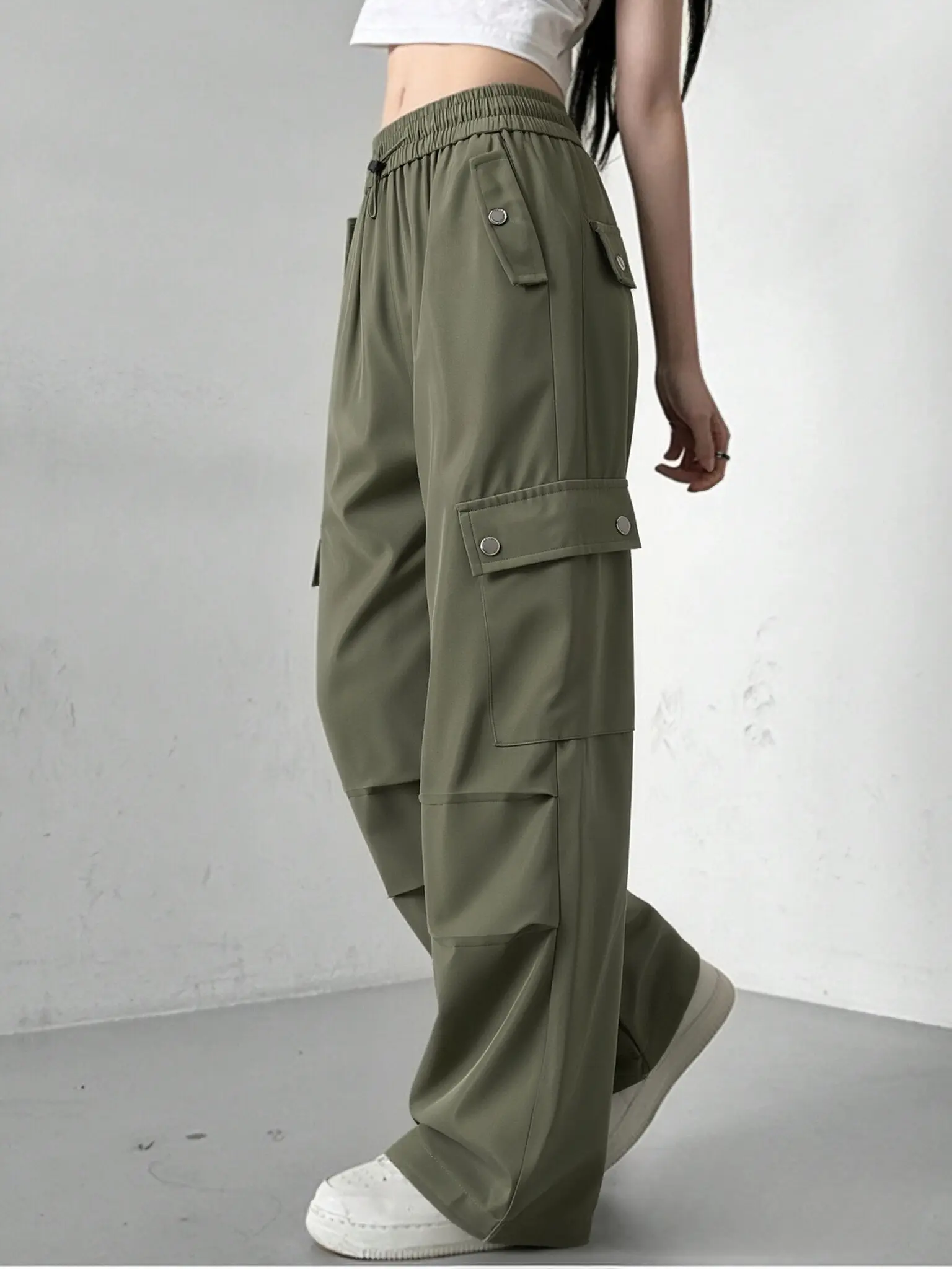 uniqlo baggy cargo pants women - TikTok Shop