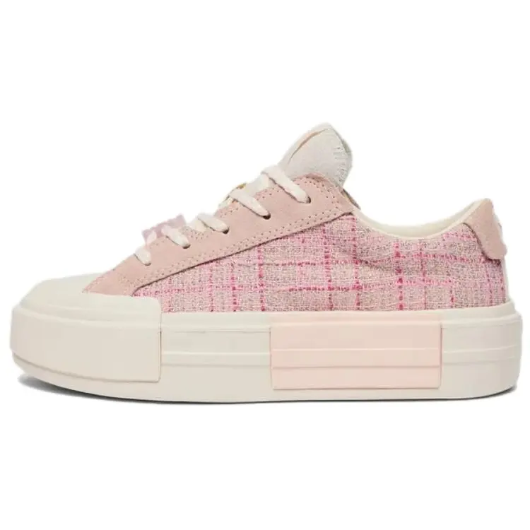 Women's Converse All Star Low-Top Canvas Walking Sneakers - Pink Beige, Comfortable, Versatile, Slip-Resistant, Durable Trending Flats, House White Official Footwear, Walking Shoes