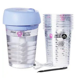 Auto Resin Mixer, Hands-Free Easy Clean Epoxy Resin Mixer with Silicone Mixing Cup, Electric Epoxy Resin Mixer for Epoxy Resin - Let's Resin